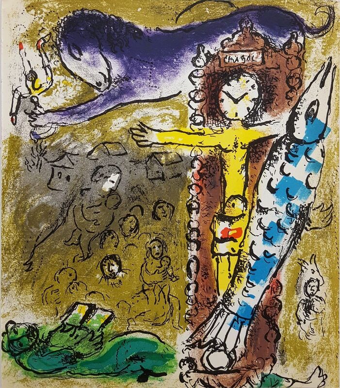 Marc Chagall, ‘Christ in the Clock’, 1957, Print, Lithograph, Graves International Art