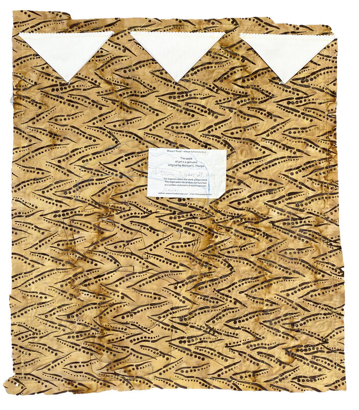 Michael C. Thorpe, ‘Xavier’, 2020, Textile Arts, Textile, quilting cotton, thread, LaiSun Keane