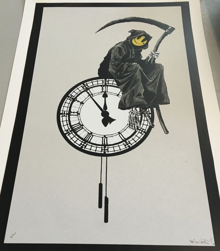 Banksy, ‘Grin Reaper’, 2005, Print, Screenprint in colors on sturdy wove paper, Fine Art Mia