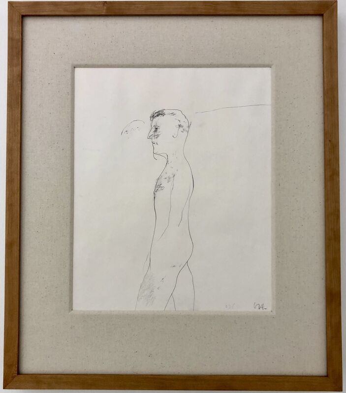 David Hockney, ‘'Untitled' Study for Jungle Boy’, ca. 1964, Drawing, Collage or other Work on Paper, Graphite on Paper, Mr & Mrs Clark’s
