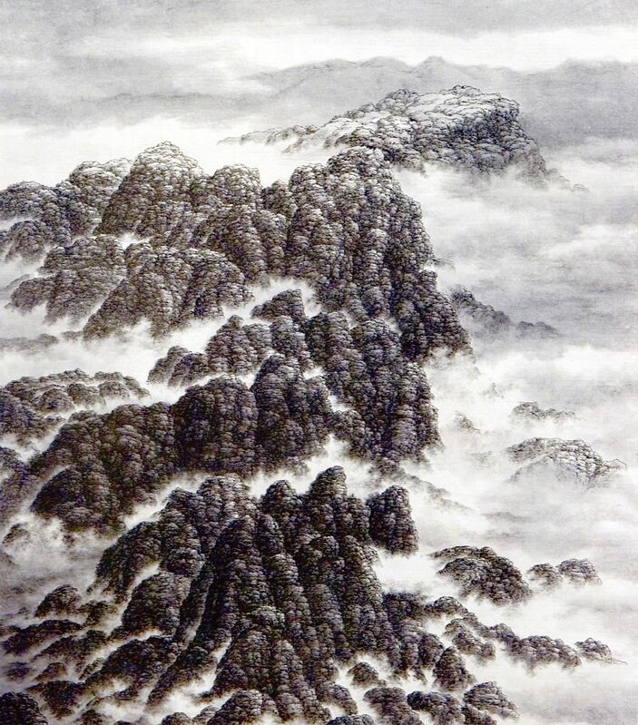 Hsia I-fu, ‘Wintery Feeling in the Mountains’, 2004, Painting, Ink on Xuan paper, mounted as hanging scroll, M. Sutherland Fine Arts