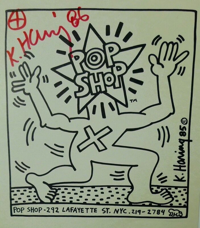 Keith Haring, ‘Untitled’, 1985, Ephemera or Merchandise, Print on sticker, Bengtsson Fine Art