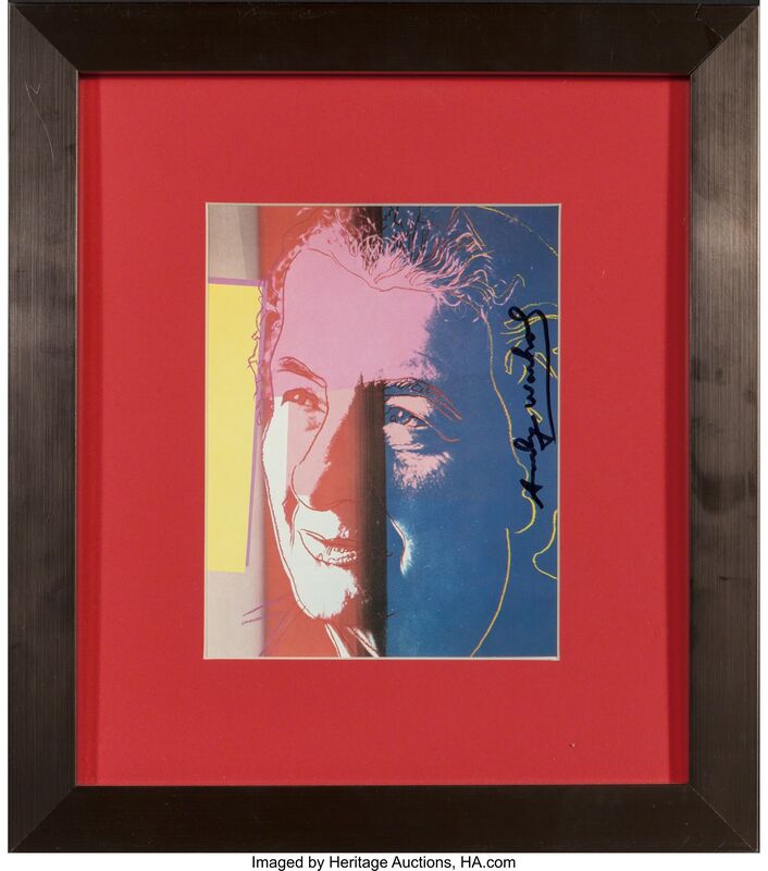 Andy Warhol, ‘Golda Meir, from Ten Portraits of Jews of the Twentieth Century’, 1980, Print, Offset lithograph in colors on paper, Heritage Auctions