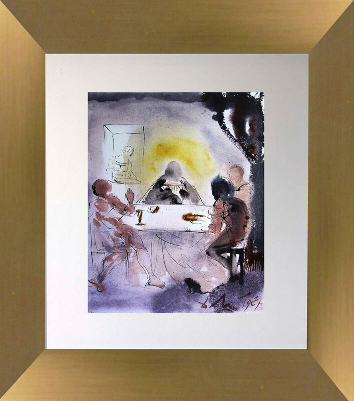 Salvador Dalí, ‘And They Recognized Him In The Breaking Of The Bread’, 1967, Print, Original colored lithograph on heavy rag paper, Baterbys