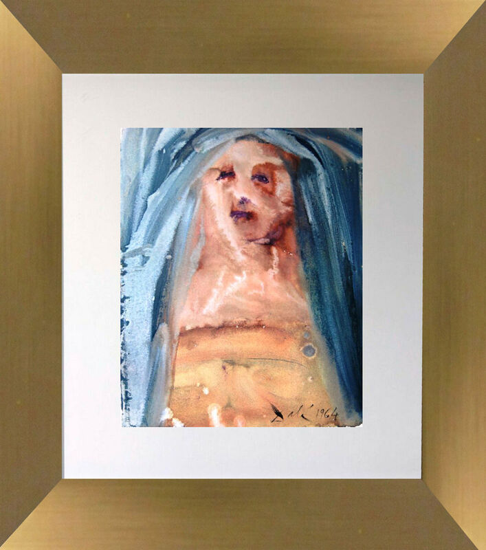 Salvador Dalí, ‘Biblia Sacra: Plange, Virgo, Accincta Sacco (Lament, Virgin, Girded With Sackcloth) 2-18’, 1964, Print, Color lithograph on heavy rag paper, Baterbys