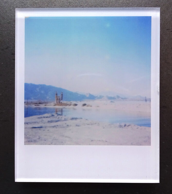 Stefanie Schneider, ‘Stefanie Schneider Minis - Desert shores (California Badlands)’, 2010, Photography, Lambda digital Color Photographs based on a Polaroid. Sandwiched in between Plexiglass (thickness 0.7cm), Instantdreams
