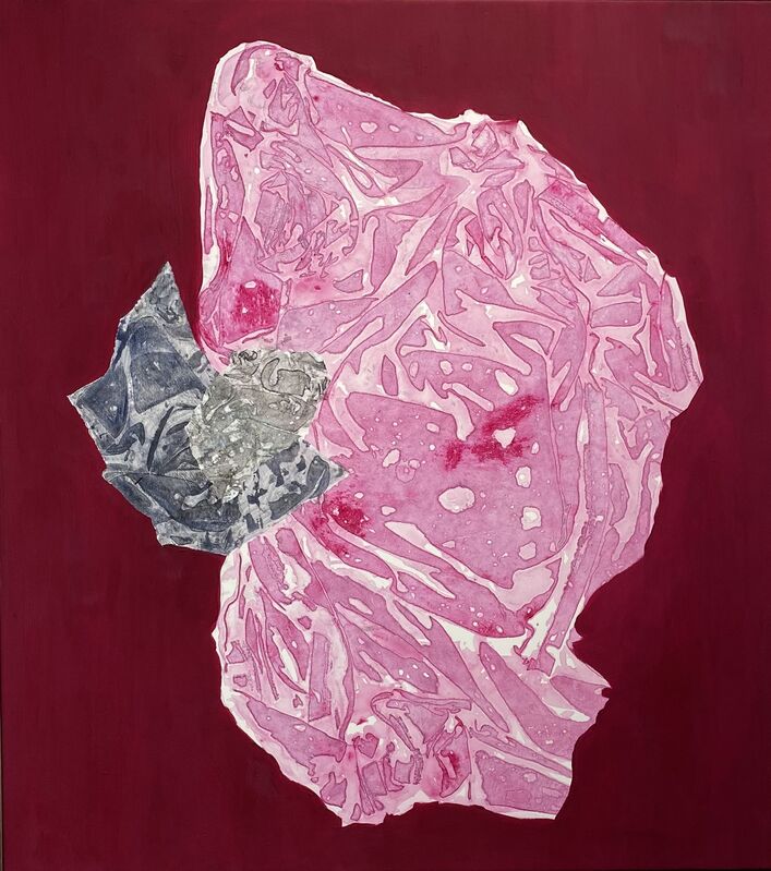 Sigrid Sandström, ‘Matter X’, 2020, Painting, Acrylic on canvas, frame in walnut, Cecilia Hillström Gallery