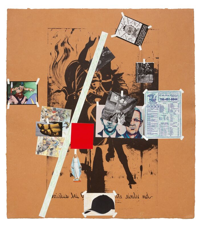 Manuel Ocampo, ‘If You Create An Environment Where You Are Not Allowed To Ask Questions Extremists Step In With The Solutions’, 2018, Print, Screenprint and archival print collage on handmade paper, STPI