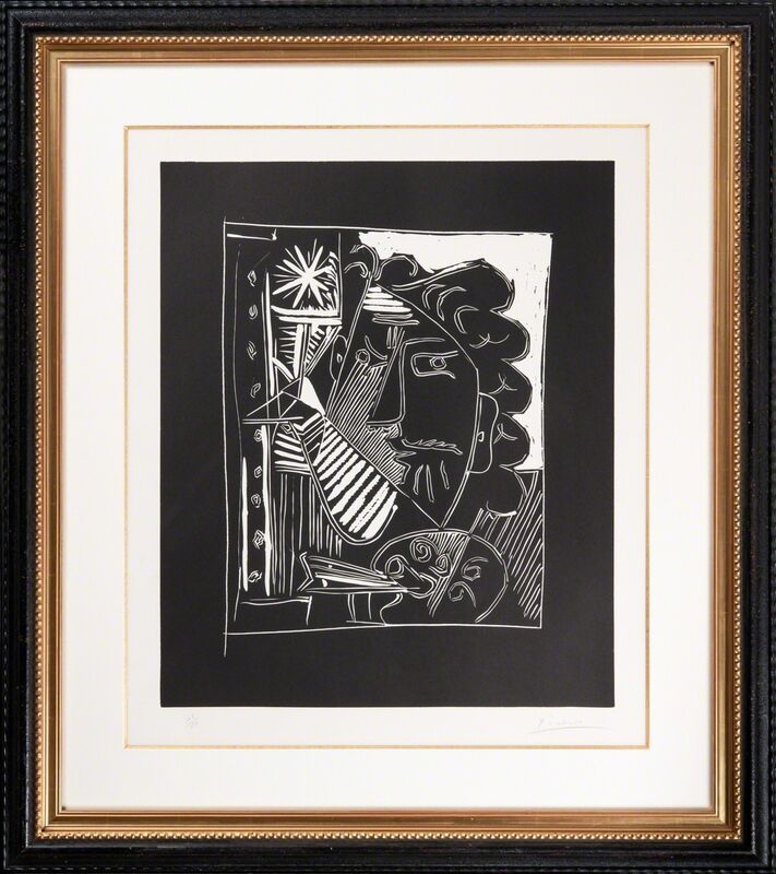 Pablo Picasso, ‘Le Peintre et sa toile’, 1963, Print, Linocut, Odon Wagner Gallery