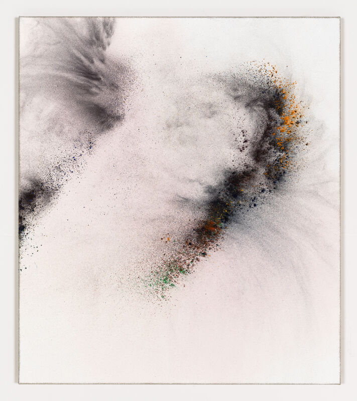Thilo Heinzmann, ‘O. T.’, 2019, Painting, Oil, pigment on canvas behind plexiglas cover, Carl Freedman Gallery
