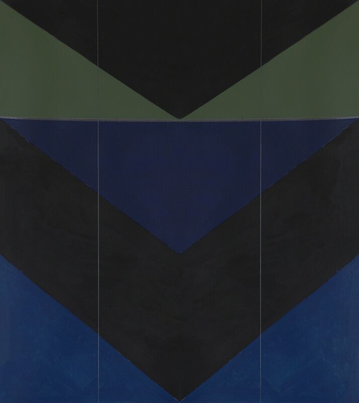 Fanny Sanin, ‘Untitled Composition No. B.’, 2018, Painting, Acrylic on paper, Durban Segnini Gallery