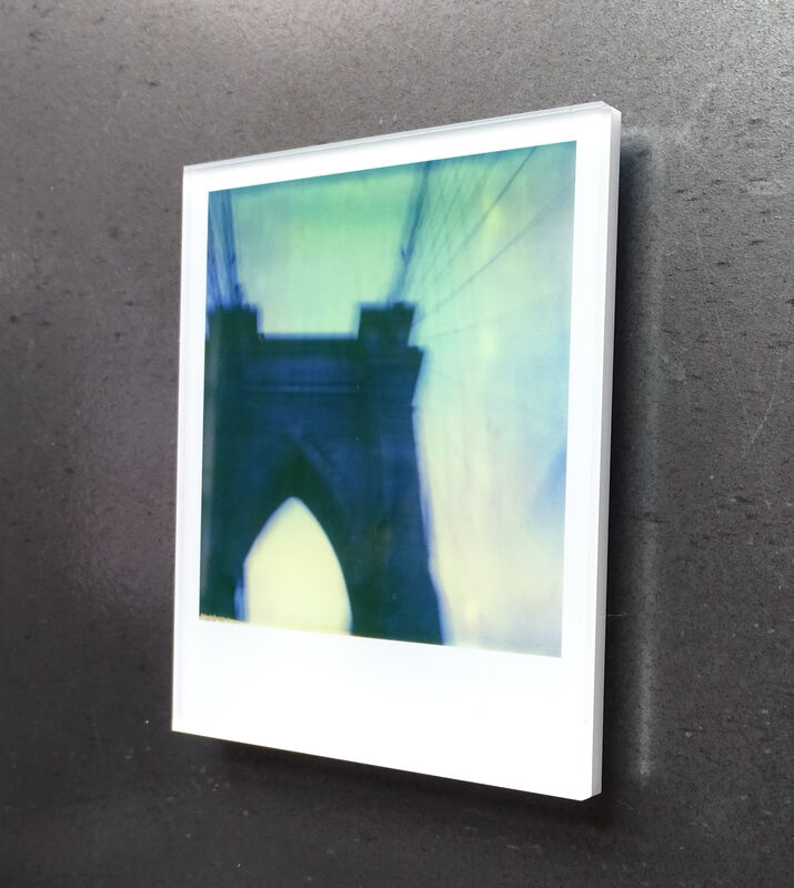 Stefanie Schneider, ‘Stefanie Schneider Minis 'Blue Bridge' (Stay)’, 2006, Photography, Lambda digital Color Photographs based on a Polaroid. Sandwiched in between Plexiglass (thickness 0.7cm), Instantdreams