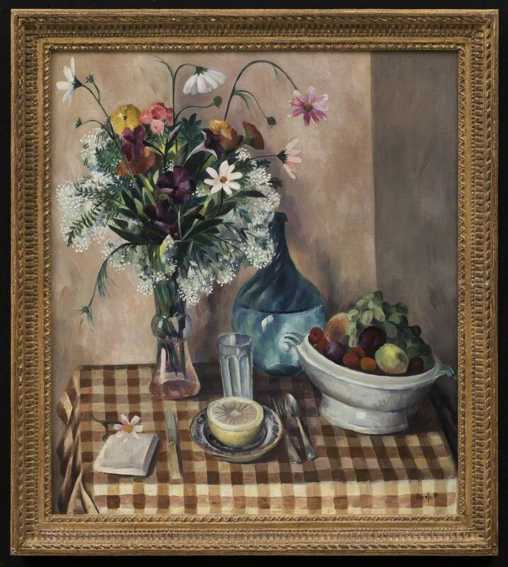 Bror Julius Olsson Nordfeldt, ‘Still Life with Grapefruit’, ca. 1930, Painting, Oil on canvas, Aaron Payne Fine Art