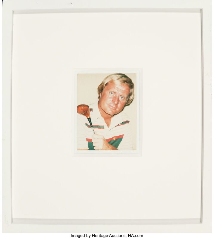 Andy Warhol, ‘Jack Nicklaus’, 1977, Photography, Unique color Polaroid, Heritage Auctions