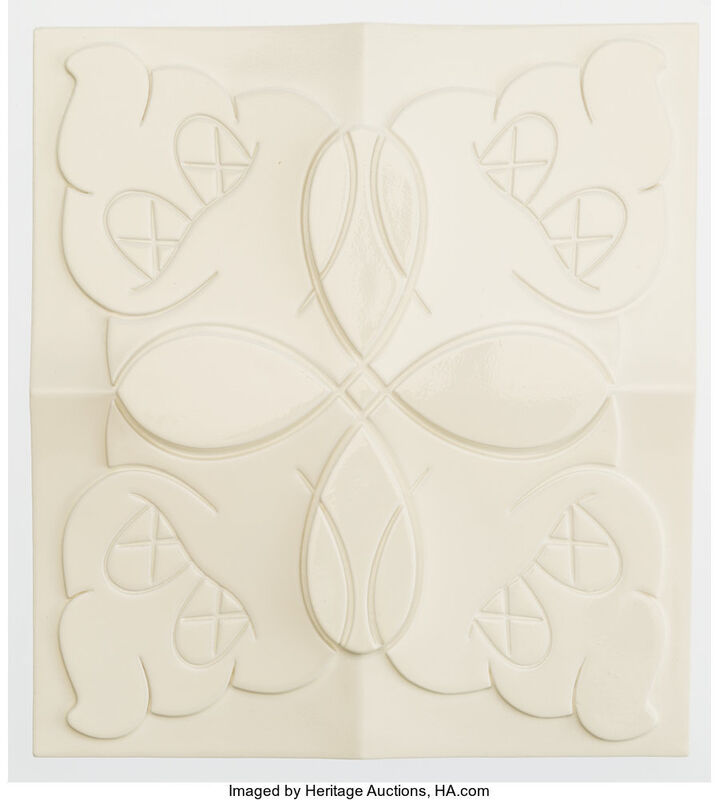 KAWS, ‘OriginalFake Store Tile (White)’, 2006, Design/Decorative Art, Ceramic tile, Heritage Auctions
