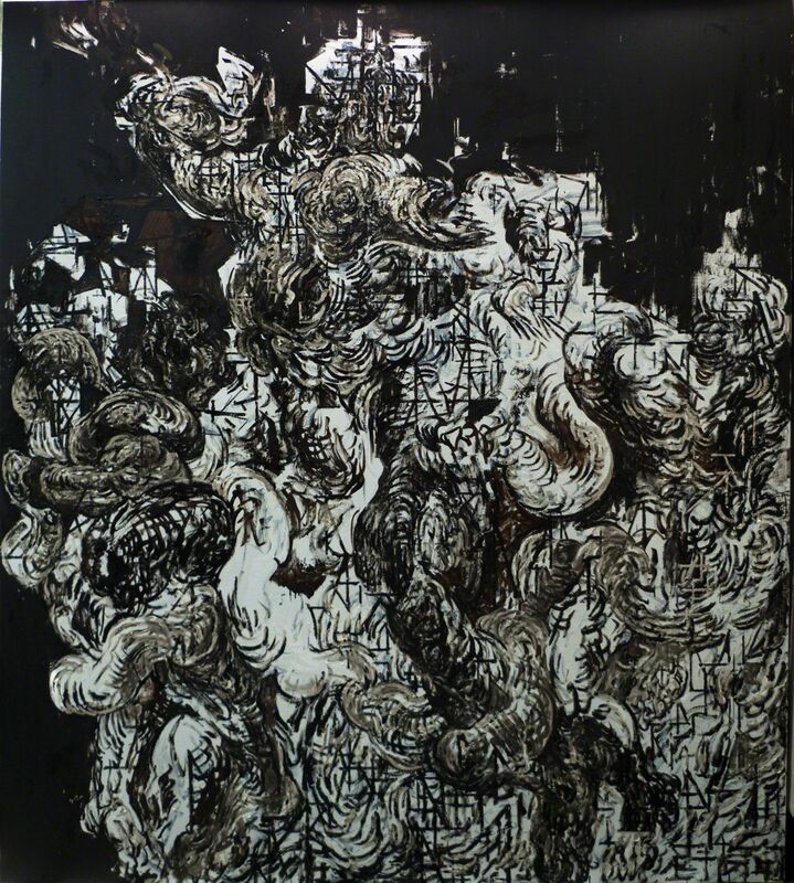 Zelin Seah, ‘Laocoon Version B’, 2014, Painting, Oil and bitumen on linen, Taksu