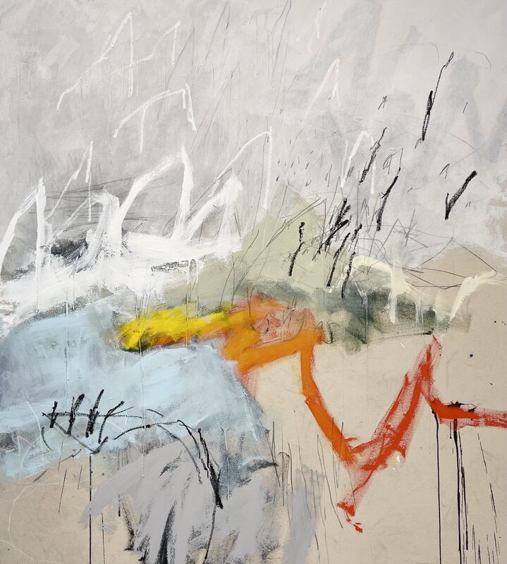 Jason Craighead, ‘Beach Painting for Buddy’, 2021, Painting, Mixed media on canvas, MAKASIINI CONTEMPORARY