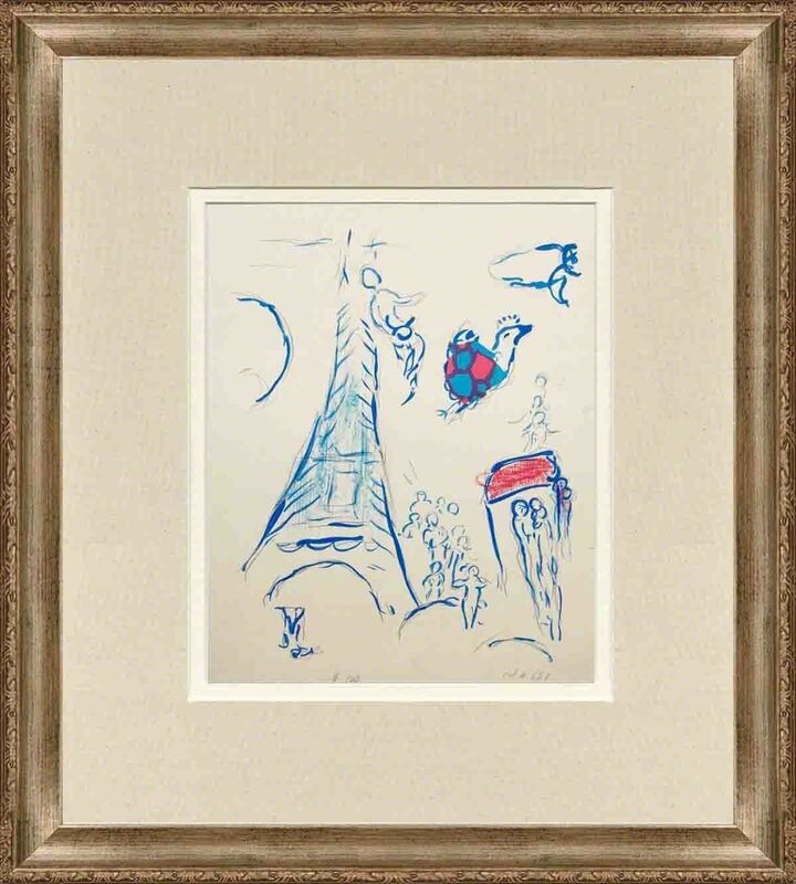 Marc Chagall, ‘Eiffel Tower’, Print, Lithograph, ArtWise