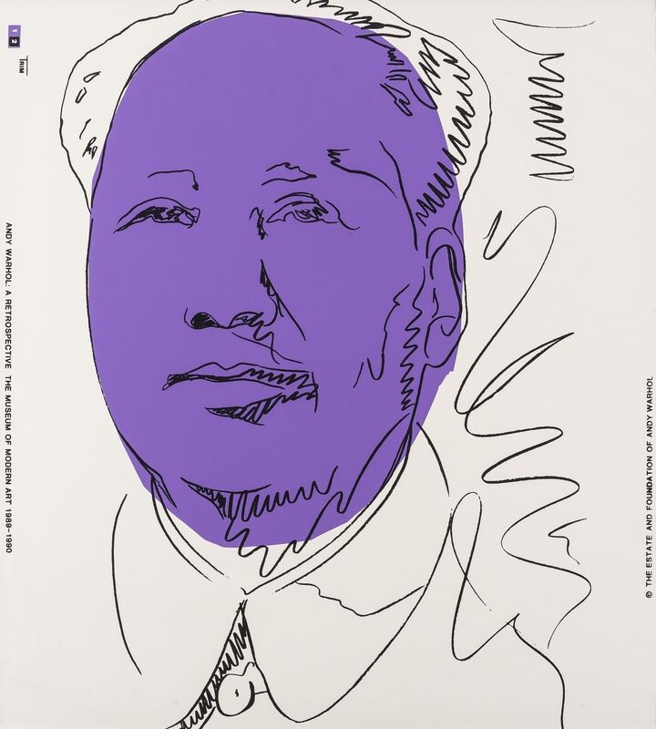 Andy Warhol, ‘Mao (Feldman and Schellmann II.125A)’, 1989, Print, Screenprint in colours, Forum Auctions