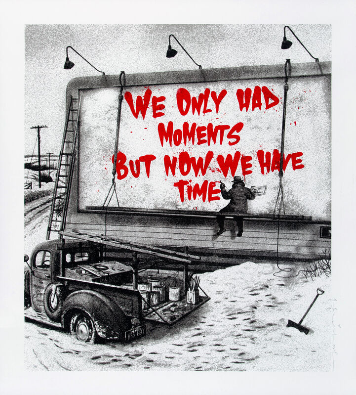 Mr. Brainwash, ‘NOW IS THE TIME (RED)’, 2020, Print, SCREEN PRINT, Gallery Art