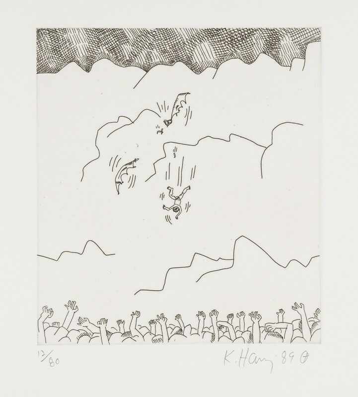 Keith Haring, ‘From the Valley Suite (see Littman p.136-141)’, 1989, Print, Etching, Forum Auctions