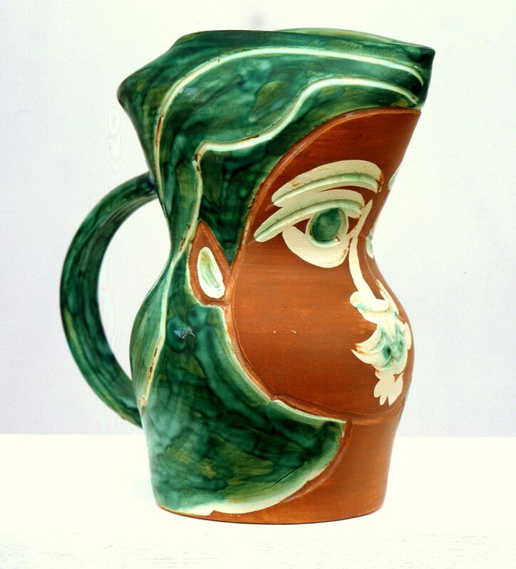 Pablo Picasso, ‘Visage se Femme’, 1953, Sculpture, Painted terracotta Vase, Art Preview