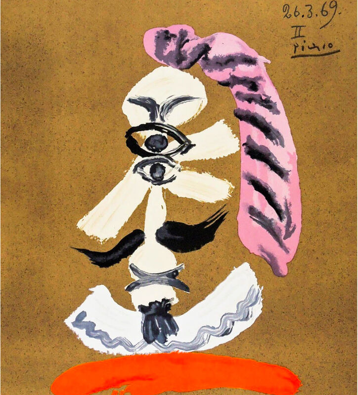 Pablo Picasso, ‘Portraits Imaginaires, 26.3.69 II’, 1969, Print, Original lithograph, BOCCARA ART