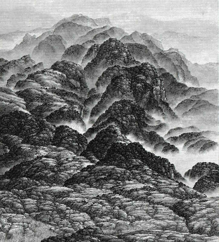 Hsia I-fu, ‘Mountains in the Mist’, 2004, Painting, Ink on Xuan paper, M. Sutherland Fine Arts