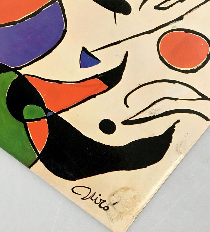 Joan Miró, ‘Joan Miró Vinyl Record Art’, 1979, Print, Off-set lithograph on vinyl record cover, Lot 180 Gallery