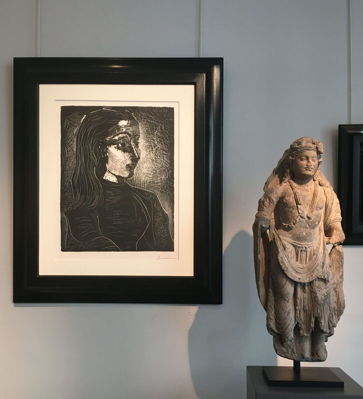Pablo Picasso, ‘Jacqueline de profil à droite’, 1958, Print, Lithographie on Arches Paper, Galerie Jean-François Cazeau