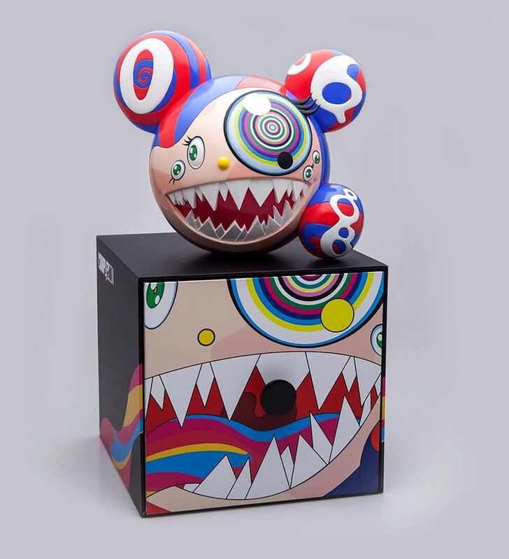 Takashi Murakami, ‘ Signed Takashi Murakami Mr. DOB ’, 2016, Sculpture, Painted cast vinyl, Lot 180 Gallery