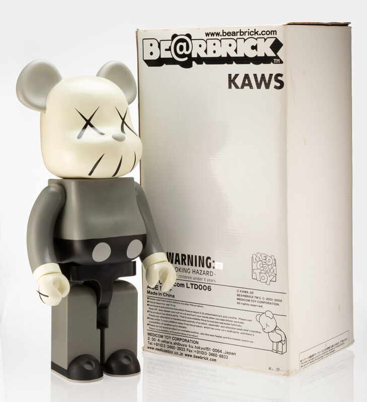 KAWS, ‘Companion 1000% (Grey)’, 2002, Other, Painted cast vinyl, Heritage Auctions