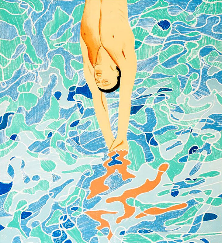 David Hockney, ‘Olympic Games Poster Munich’, 1972, Print, Lithograph, Hans den Hollander Prints