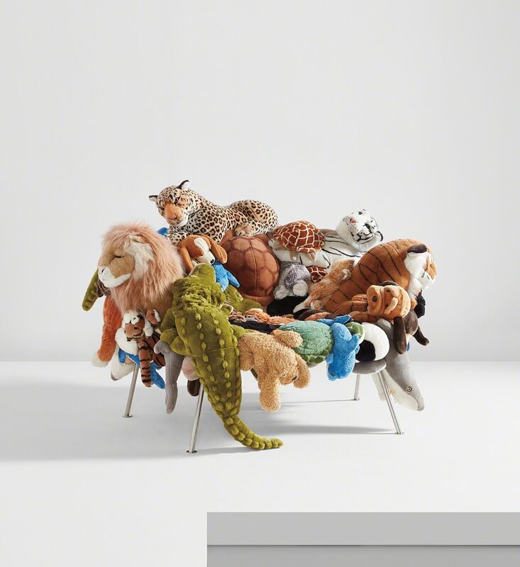 Humberto and Fernando Campana, ‘"Banquete" chair’, 2006, Design/Decorative Art, Stuffed toys, stainless steel., Phillips