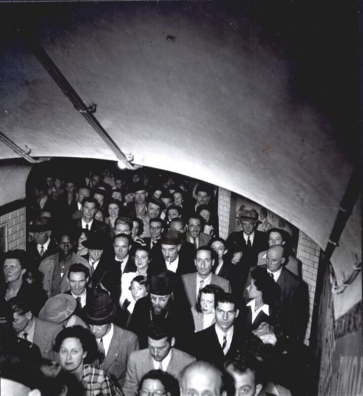Robert Doisneau, ‘Le métro, Paris’, 1945, Photography, Vintage Silver Gelatin Print, Michael Hoppen Gallery
