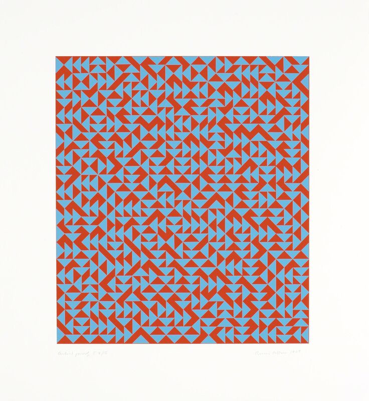 Anni Albers, ‘C’, 1969, Print, Screenprint on Mohawk Superfine Bristol paper, Cristea Roberts Gallery