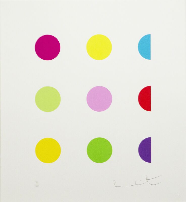 Damien Hirst, ‘N-Methyl L-Aspartic Acid’, 2011, Print, Silkscreen print in colors with diamond dust, Heather James Fine Art Gallery Auction