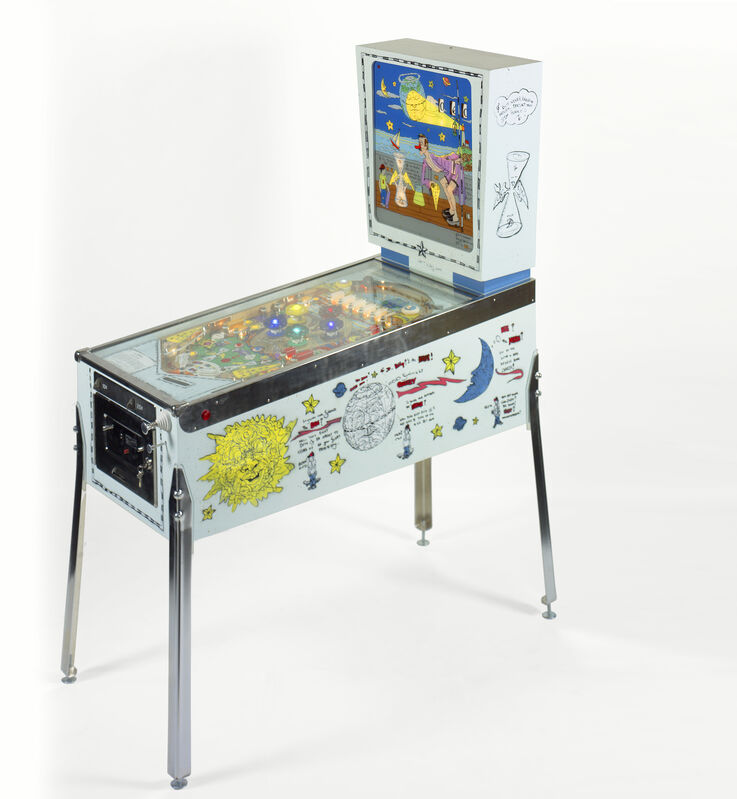 William T. Wiley, ‘Punball: Only One Earth’, 2008, Other, Rebuilt and restored pinball machine with original artwork, Electric Works