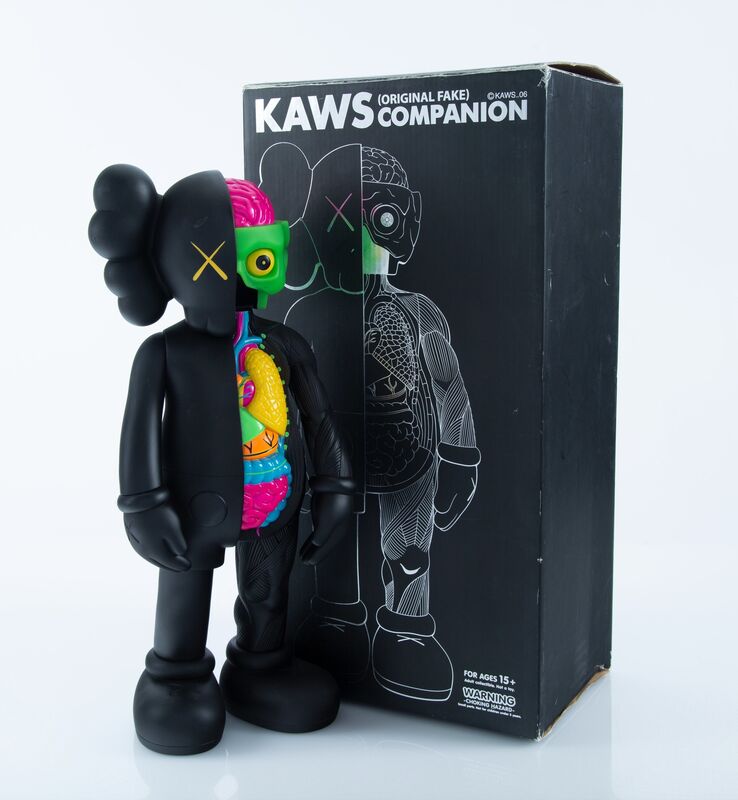 KAWS, ‘Dissected Companion (Black)’, 2006, Sculpture, Painted cast vinyl, Heritage Auctions