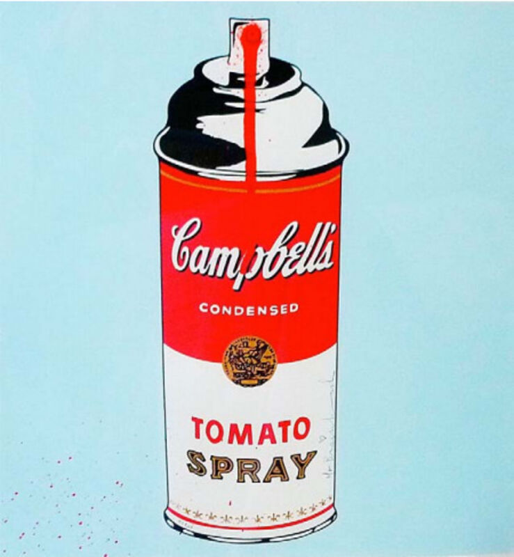 Mr. Brainwash, ‘Tomato Spray’, 2010, Print, Screen print hand finished with red spray paint, Imitate Modern