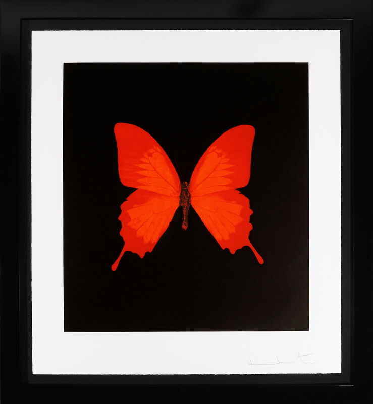 Damien Hirst, ‘'Butterfly Soul' Etching, Red’, 2007, Print, Etching on Velin Arches Paper, Arton Contemporary