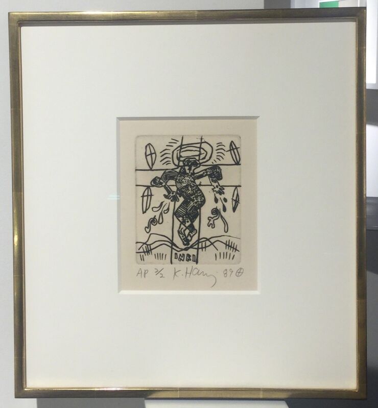 Keith Haring, ‘Untitled (VERY RARE)’, 1989, Print, Etching, Joseph Fine Art LONDON