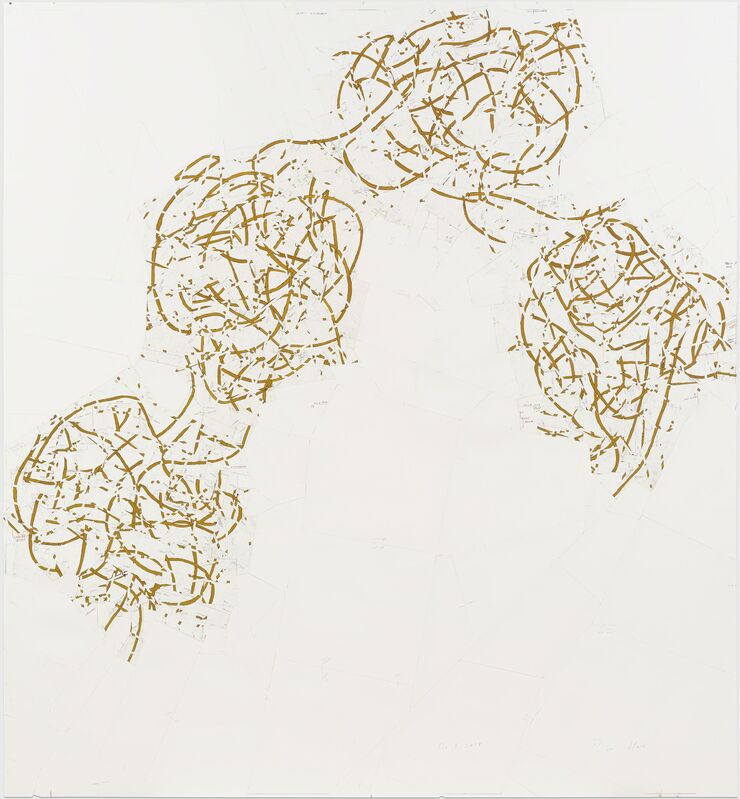 Roni Horn, ‘Or 7’, 2013/2015, Drawing, Collage or other Work on Paper, Powdered pigment, graphite, charcoal, colored pencil and varnish on paper, Fondation Beyeler