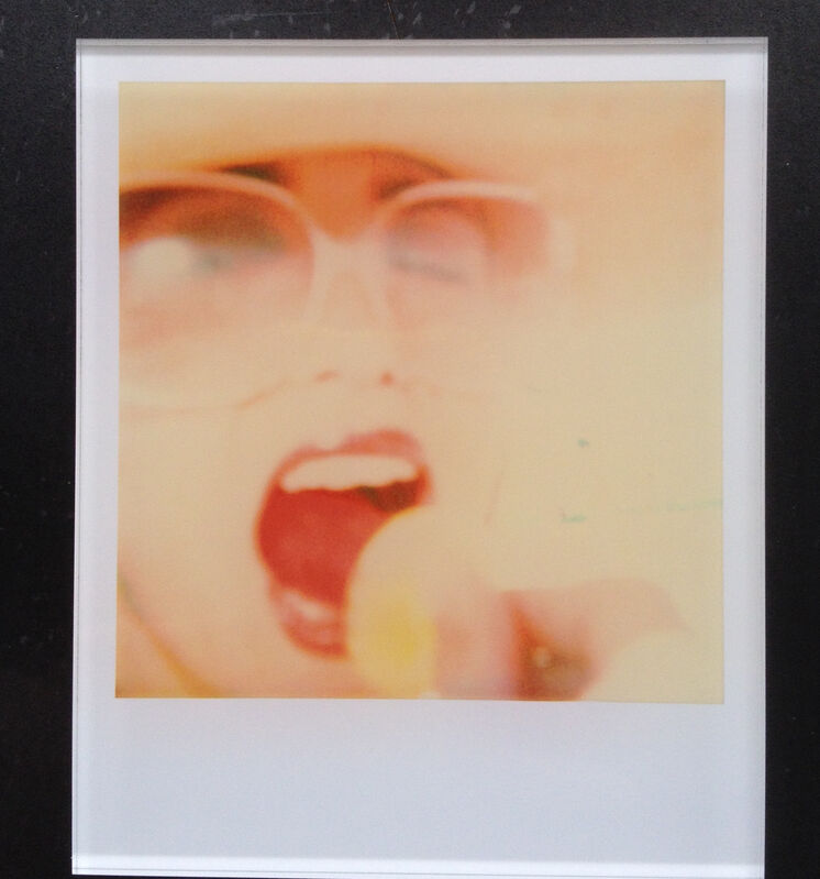 Stefanie Schneider, ‘ Stefanie Schneider's Minis - Lollipop (Beachshoot) featuring Radha Mitchell’, 2005, Photography, Lambda digital Color Photographs based on a Polaroid. Sandwiched in between Plexiglass (thickness 0.7cm), Instantdreams