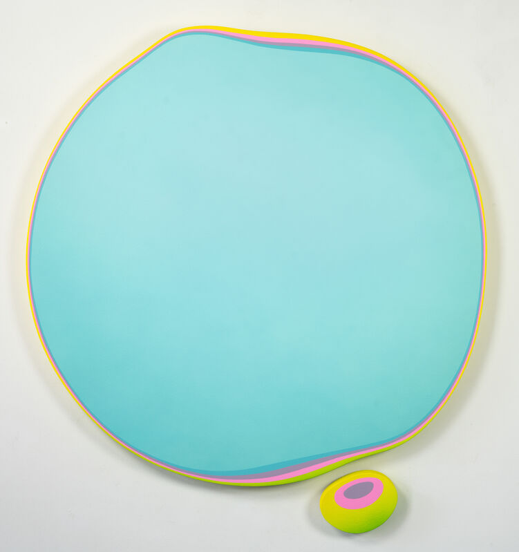 Jan Kaláb, ‘Blue Lake 719,’, 2019, Painting, Acrylic on Shaped Canvas, Rhodes