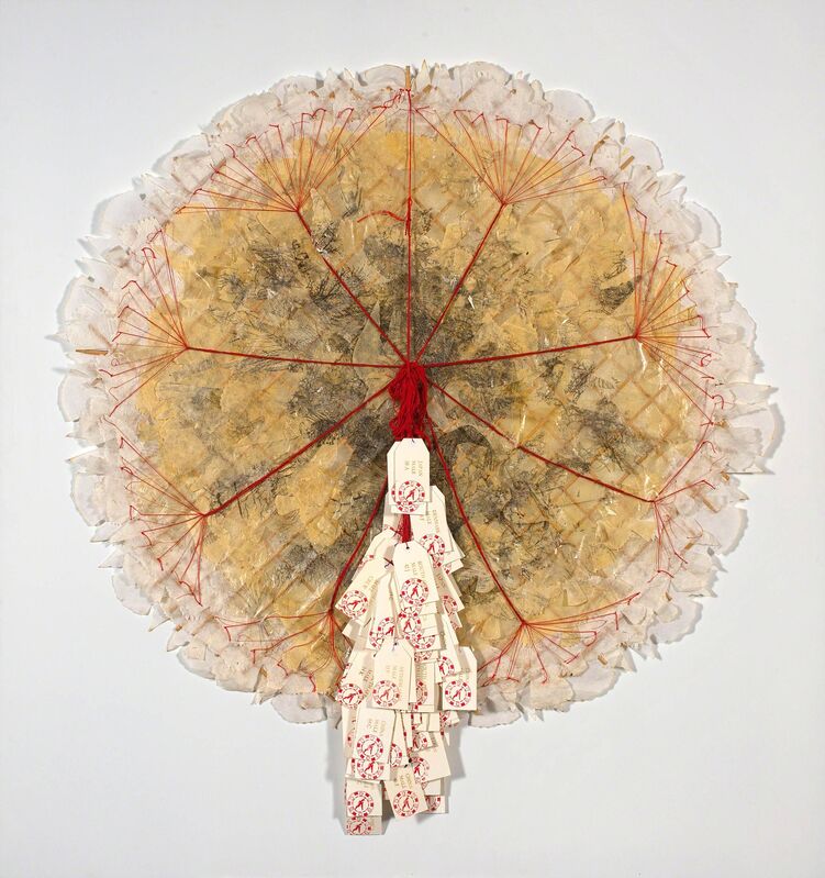 Lyndi Sales, ‘What are your chances if the game is rigged?’, Mixed Media, Paper and thread, Strauss & Co