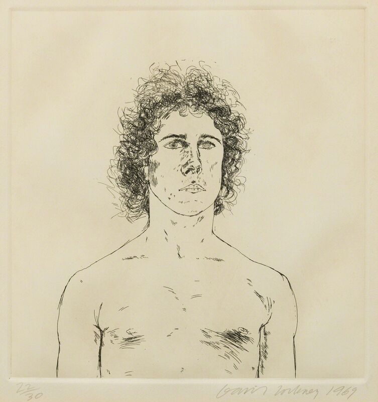 David Hockney, ‘Wayne Sleep (Scottish Arts Council 112)’, 1969, Print, Etching, Forum Auctions