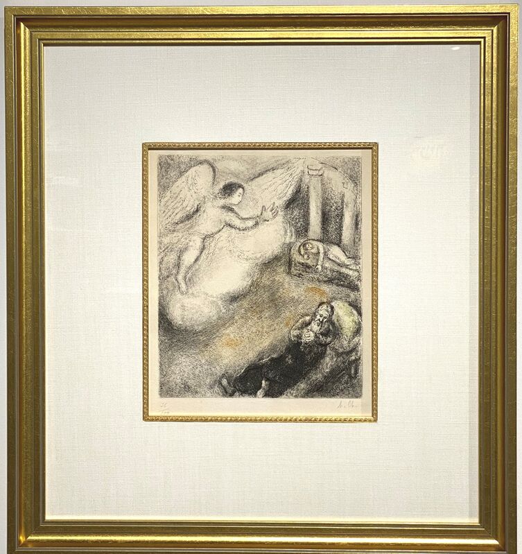 Marc Chagall, ‘From the Bible’, Unknown, Print, Hand colored etching, Prime Auctioneers 