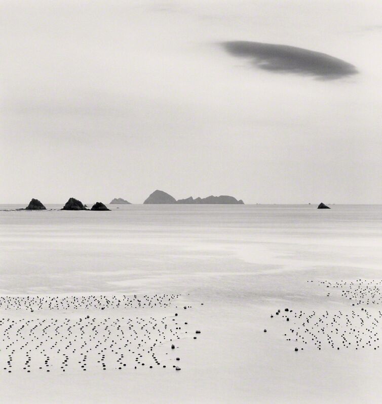 Michael Kenna, ‘Cloud over Uchiumi Sea, Ainan, Shikoku, Japan’, 2012, Photography, Toned gelatin silver print, G. Gibson Gallery