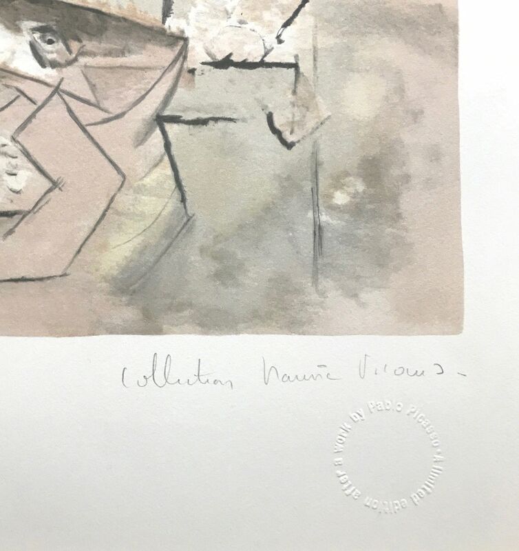 Pablo Picasso, ‘FEMME A LA MANDOLINE’, 1979-1982, Reproduction, LITHOGRAPH ON ARCHES PAPER, Gallery Art